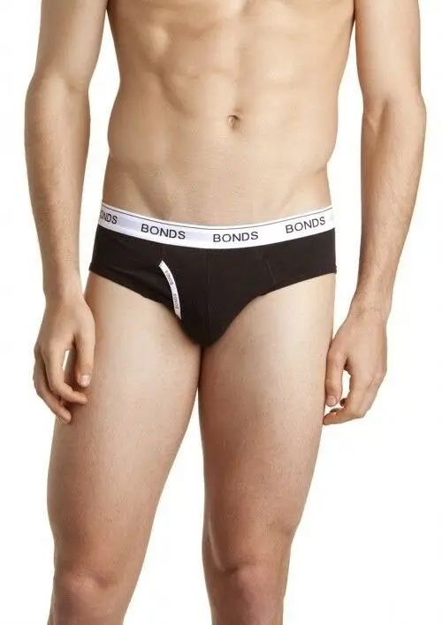 Mens Bonds Guyfront Guy Front Brief Underwear Undies Briefs Jocks Black Blue Red