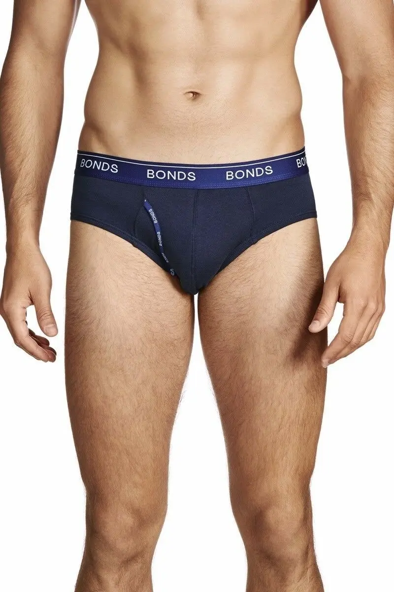 Mens Bonds Guyfront Guy Front Brief Underwear Undies Briefs Jocks Black Blue Red