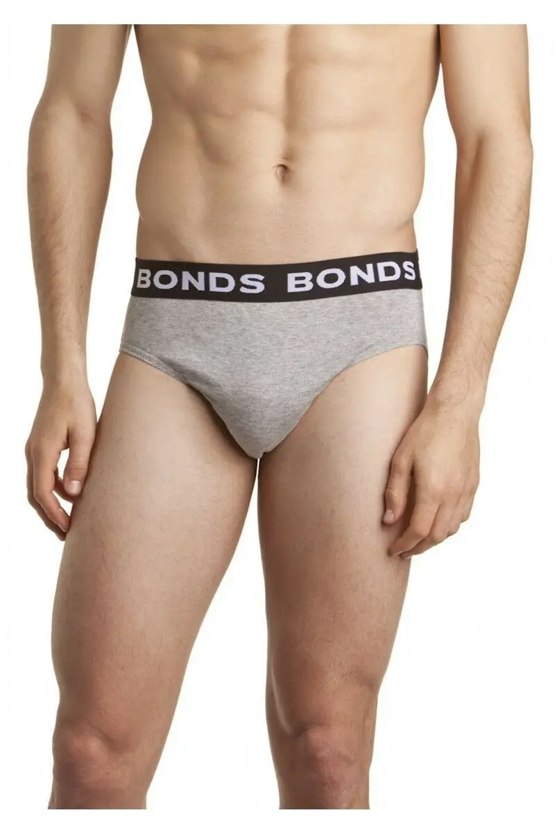 Bonds Mens 5 Pairs Hipster Underwear Mens Briefs Black Red Blue S M L Xl Xxl