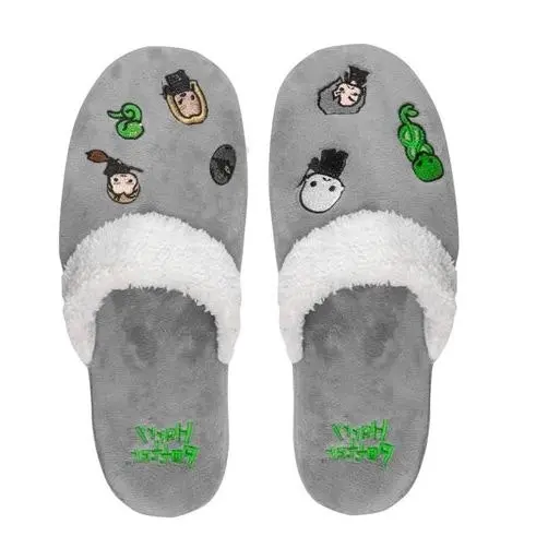 5 x Mens Womens Harry Potter Dark Arts Kawaii Slippers Grey