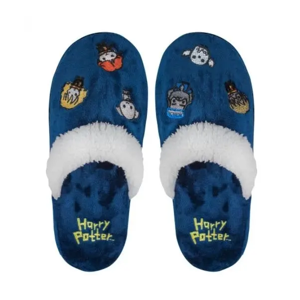 5 x Mens Womens Harry Potter Starry Night Kawaii Slippers Dark Blue