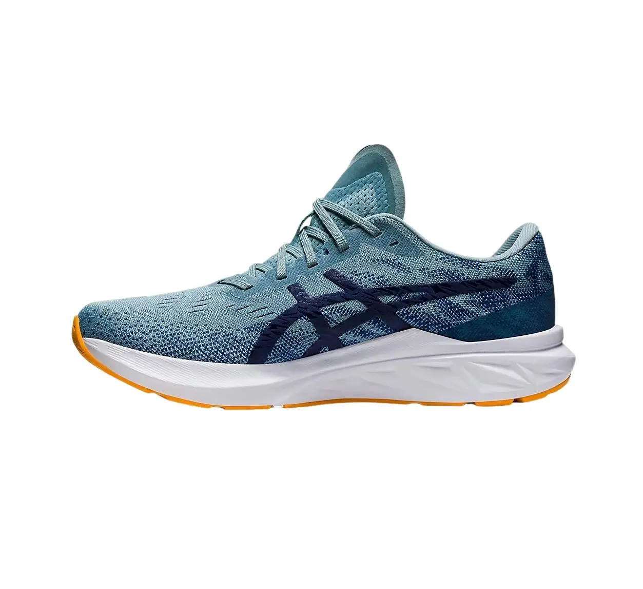 Mens Asics Dynablast 3 Light Steel/ Deep Ocean Athletic Running Shoes