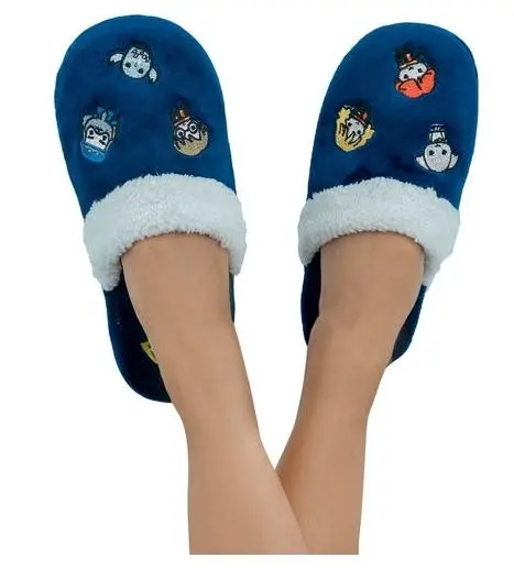 3 x Mens Womens Harry Potter Starry Night Kawaii Slippers Dark Blue