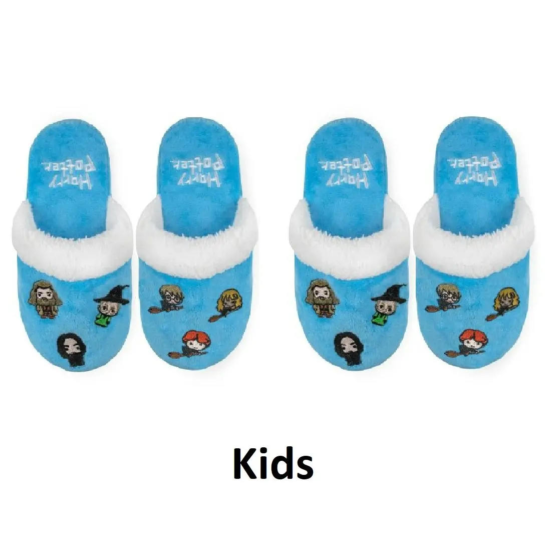 2 Pairs Unisex Adults/Kids Harry Potter Kawaii Slippers