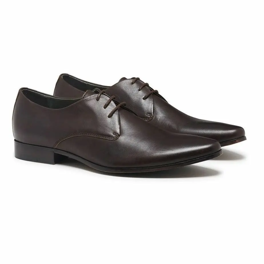 Mens Julius Marlow Item Mens Brown Leather Lace Up Work Dress Shoes