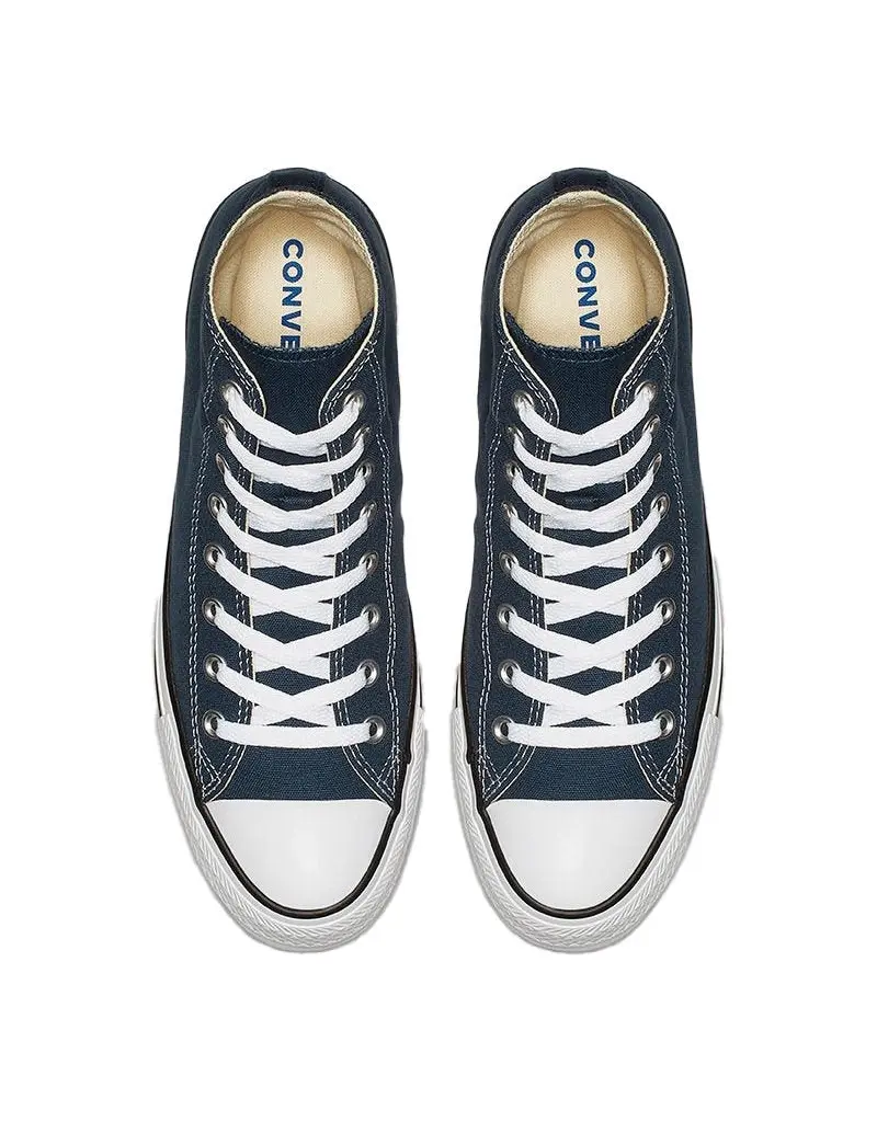 Mens Converse Chuck Taylor All Star Navy Hi Top Lace Up Casual Shoe