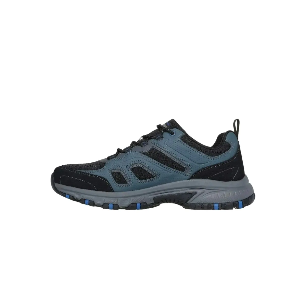 Mens Skechers Hillcrest - Pure Escape Charcoal Lace Up Walking Hiking Shoes