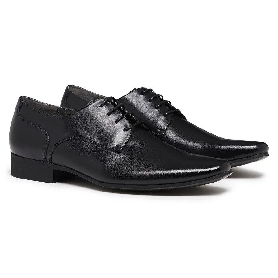 Mens Julius Marlow Grand Black Leather Lace Up Work Dress Formal Shoes