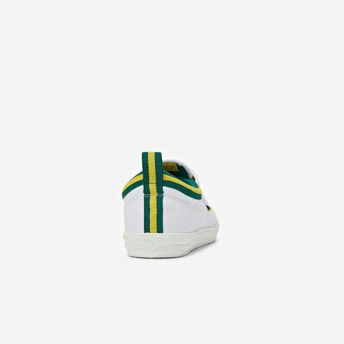 3 x Mens Volley White, Green & Gold International Low Volleys Shoes