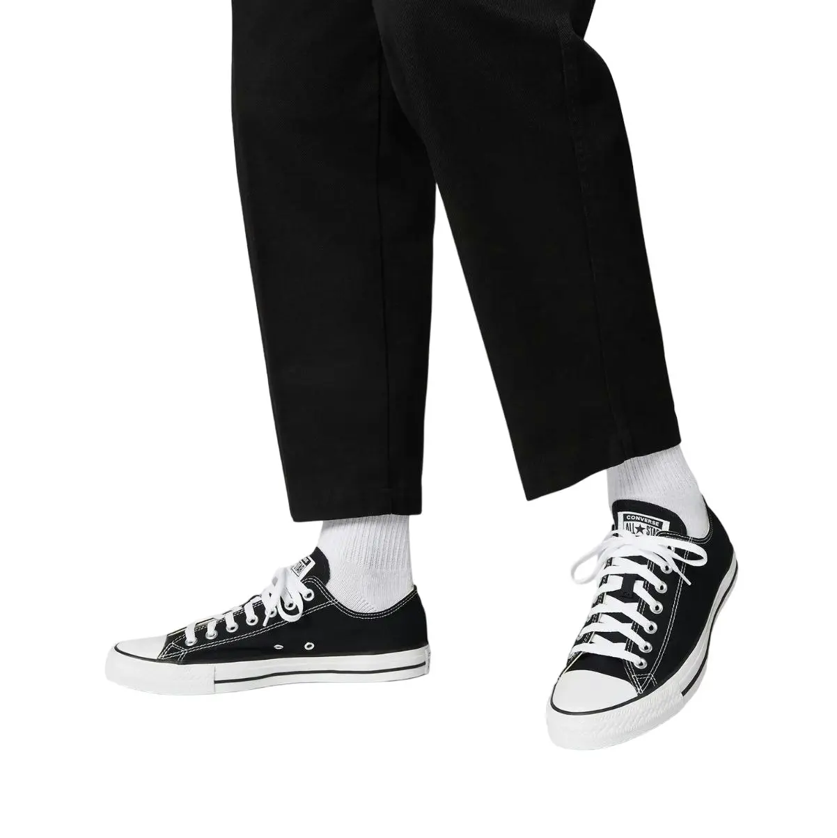 Unisex Converse Chuck Taylor All Star Classic Low Top Black Canvas Shoes