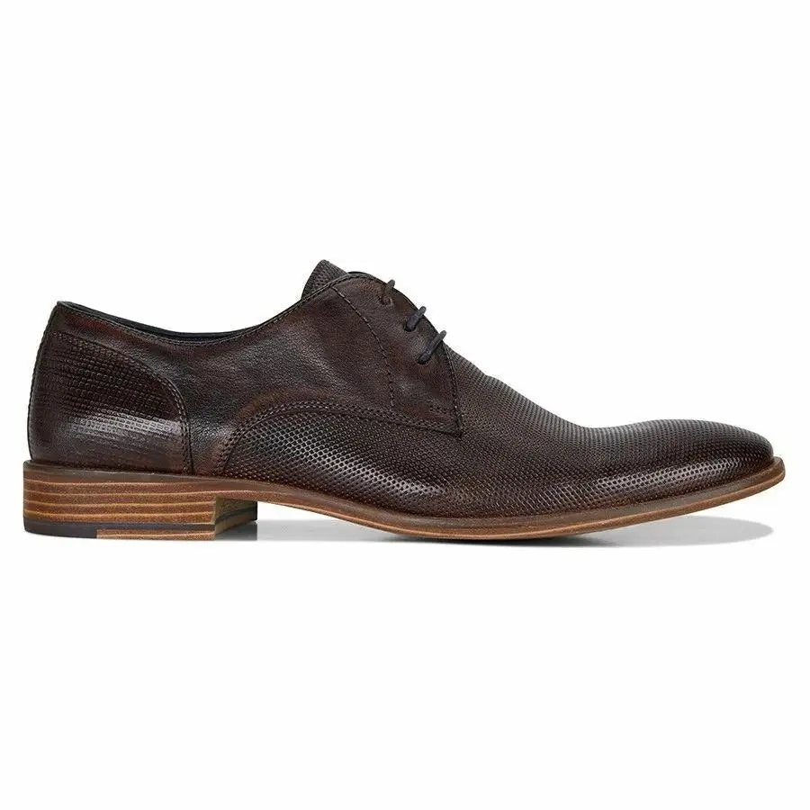 Julius Marlow League Brown / Tan Leather Dress Lace Up Shoes Shoe