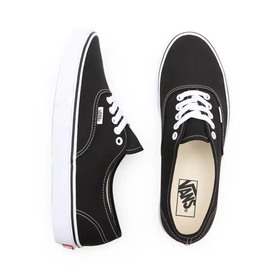 Mens Vans Authentic Comfy Skate Shoes Black