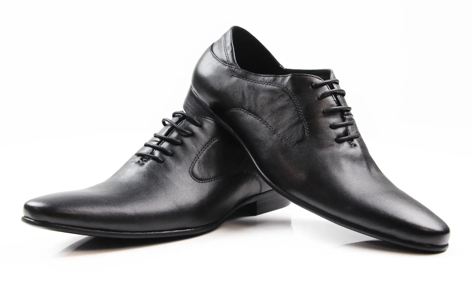 Mens Zasel Joe Black Leather Lace Up Work Formal Casual Dress Wedding Mens Shoes