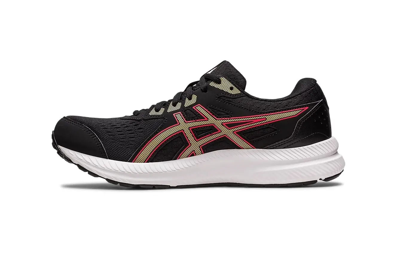 Mens Asics Gel-Contend 8 Black/Olive Oil Athletic Running Shoes