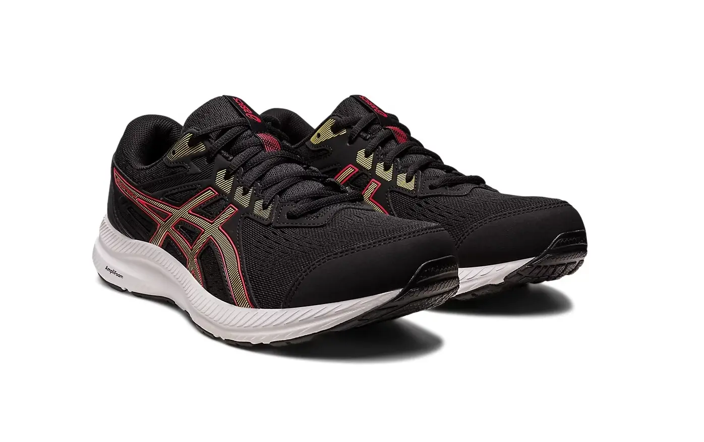 Mens Asics Gel-Contend 8 Black/Olive Oil Athletic Running Shoes