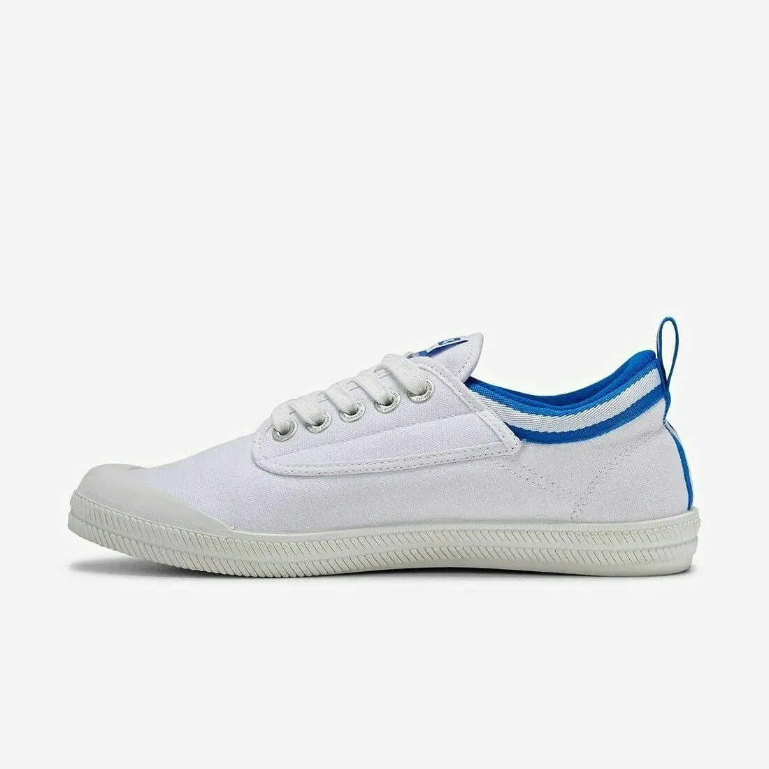 Dunlop Volleys International Volley Low Canvas Casual Mens Shoes - White/Blue