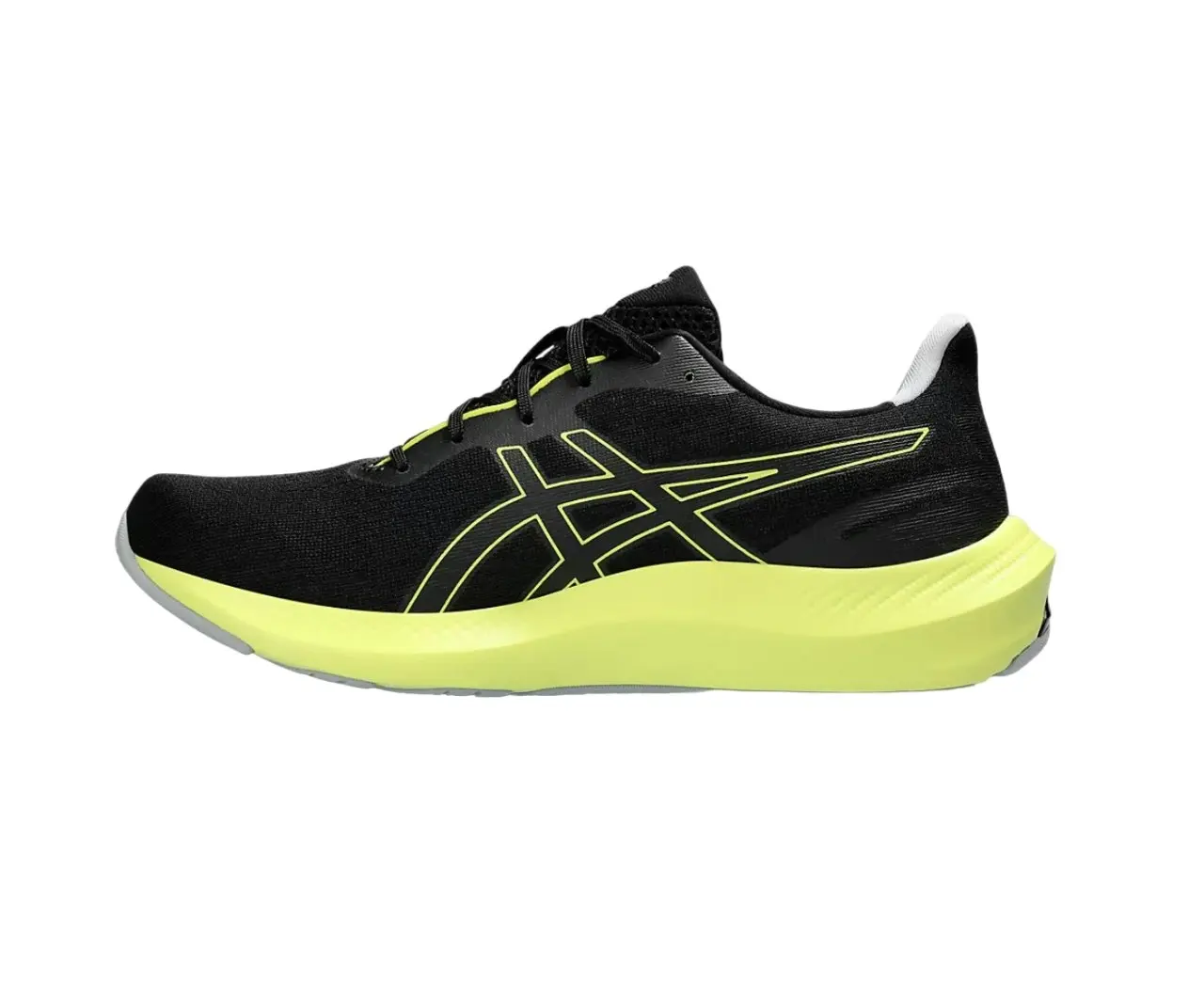 Mens Asics Gel-Pulse 14 Black/ Glow Yellow Athletic Running Shoes