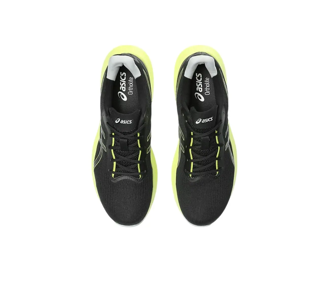 Mens Asics Gel-Pulse 14 Black/ Glow Yellow Athletic Running Shoes