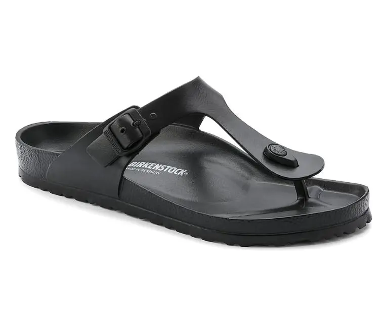 Mens Birkenstock Gizeh Eva Black Slip On Sandals