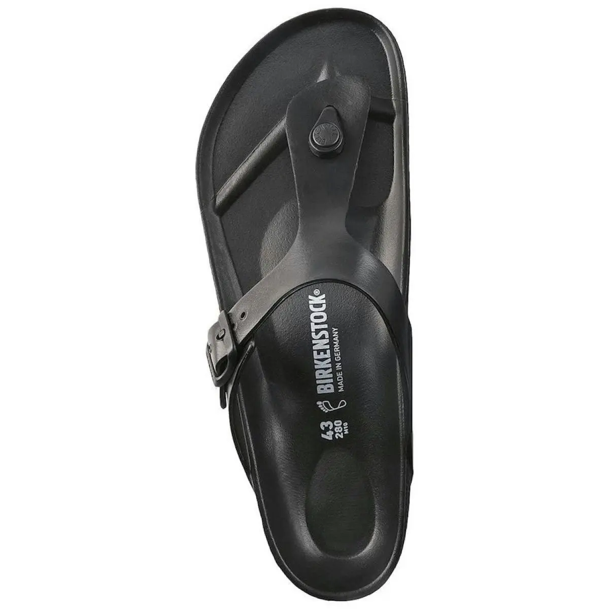 Mens Birkenstock Gizeh Eva Black Slip On Sandals