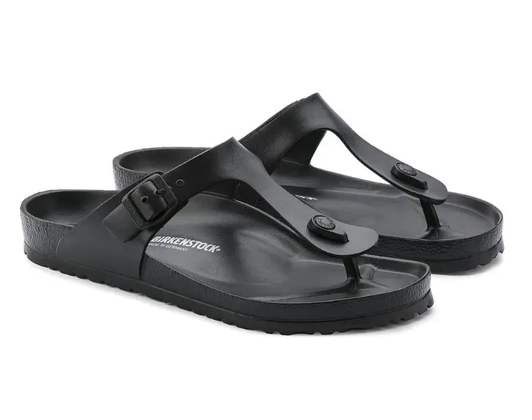 Mens Birkenstock Gizeh Eva Black Slip On Sandals