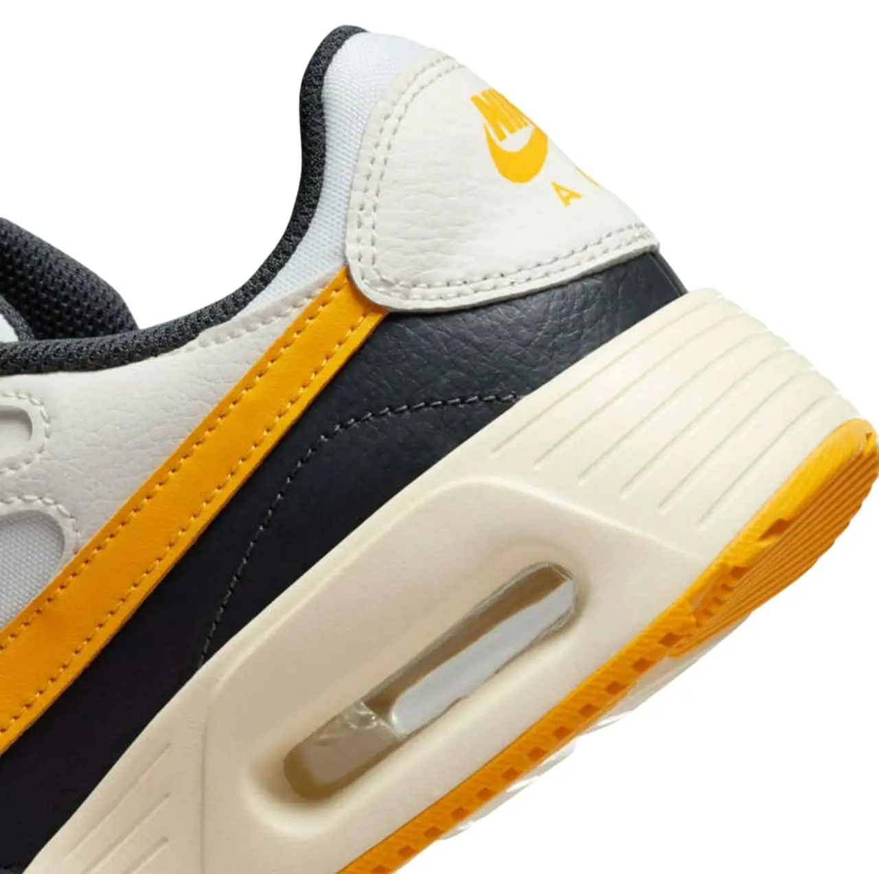 Mens Nike Air Max Sc White/ Black/ Gold Athletic Shoes