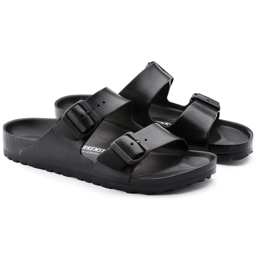 Mens Birkenstock Arizona Narrow Eva Black Slip On Sandals