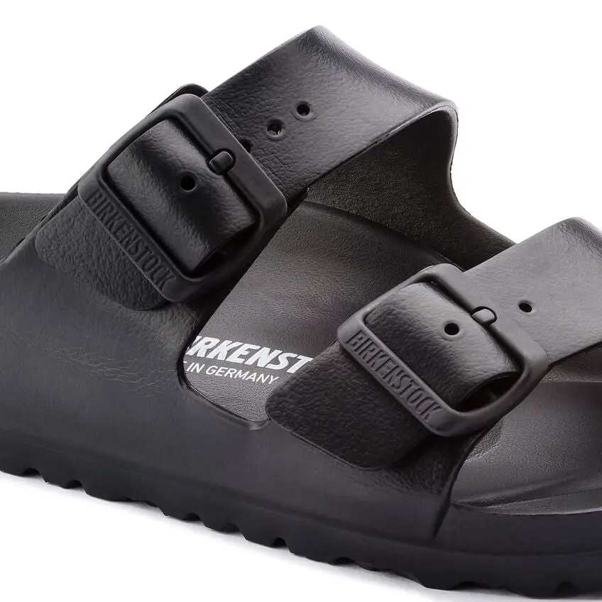 Mens Birkenstock Arizona Narrow Eva Black Slip On Sandals