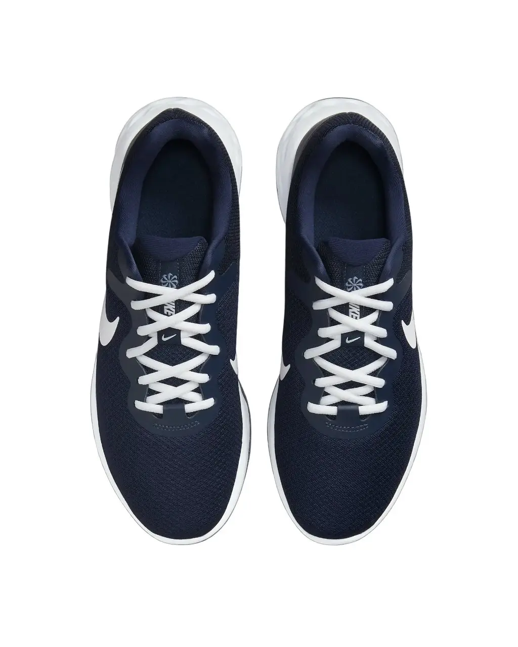 Mens Nike Revolution 6 Next Nature Midnight Navy/ White Athletic Running Shoes