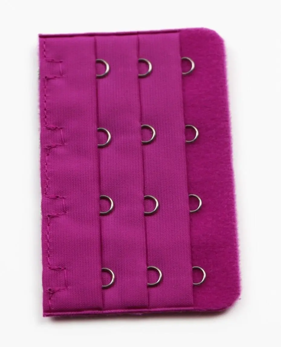 Bra Extender Coloured Clip 2 3 & 4 Hook Extenders - Pink Purple Blue Red Mint