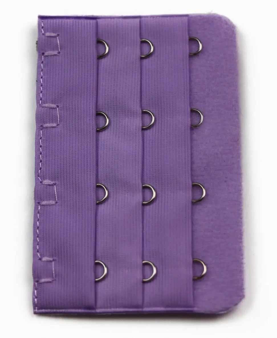 Bra Extender Coloured Clip 2 3 & 4 Hook Extenders - Pink Purple Blue Red Mint