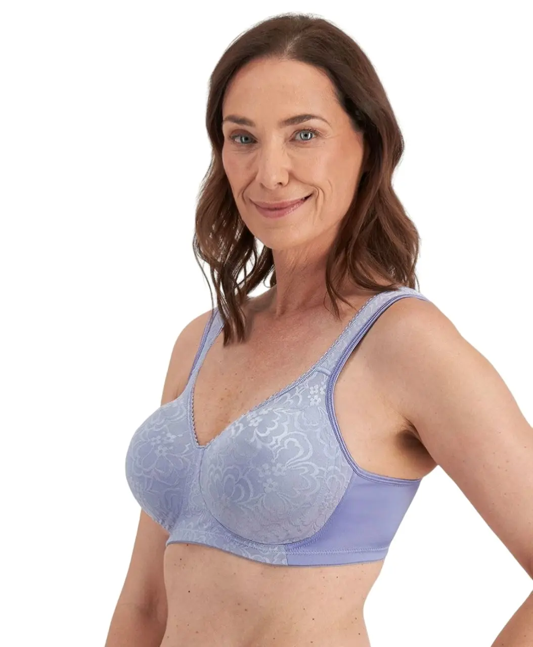 3 x Playtex Womens Ultimate Lift And Support Bra - Mystic Violet