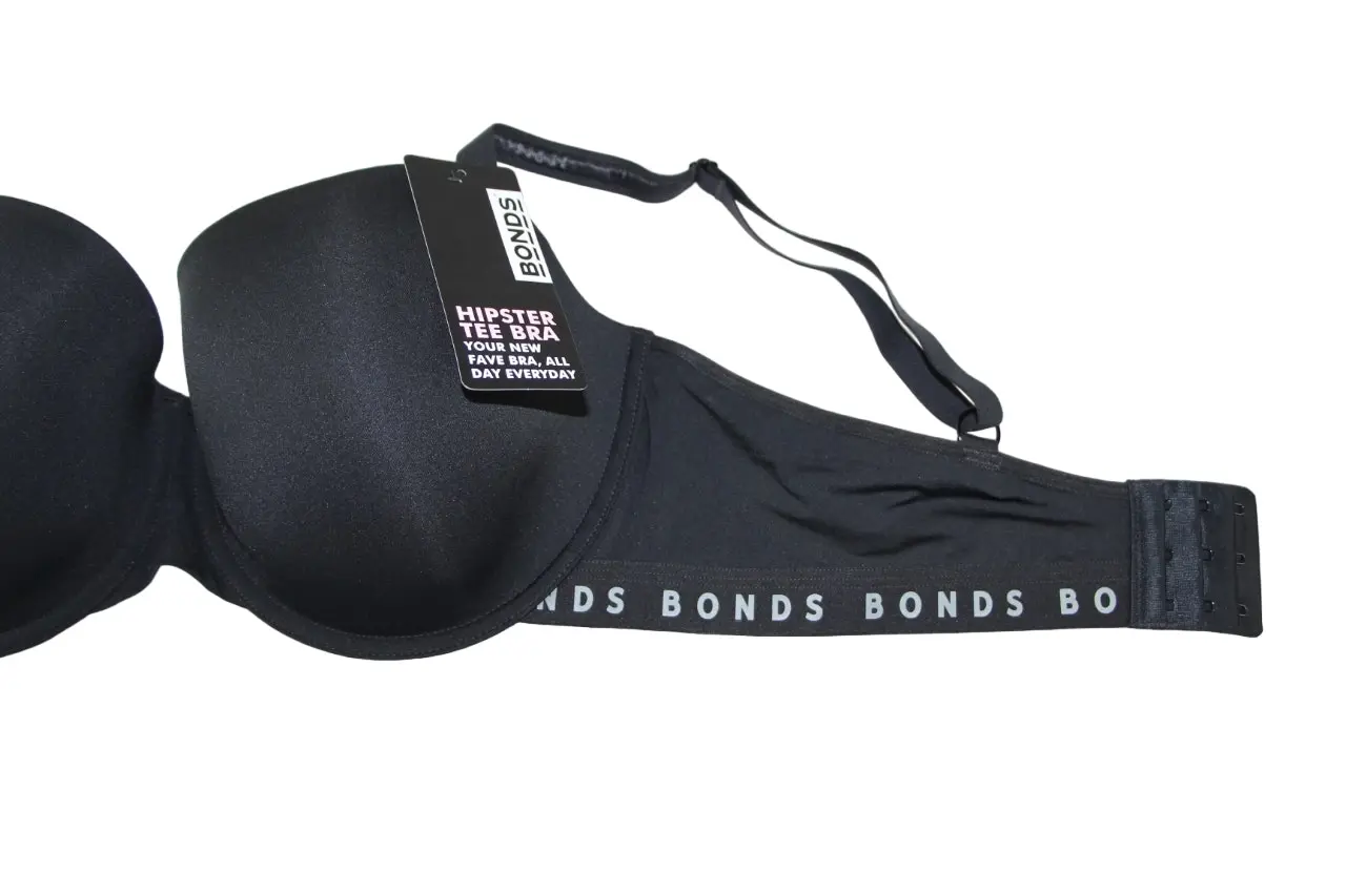 Bonds Originals Hipster Tee Bra Full Busted Black