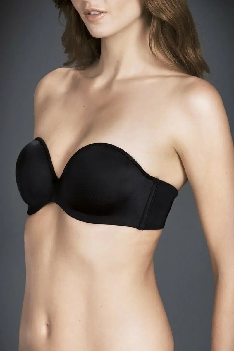 Berlei Ultimate Strapless Tshirt Wire Bra Black Y441s