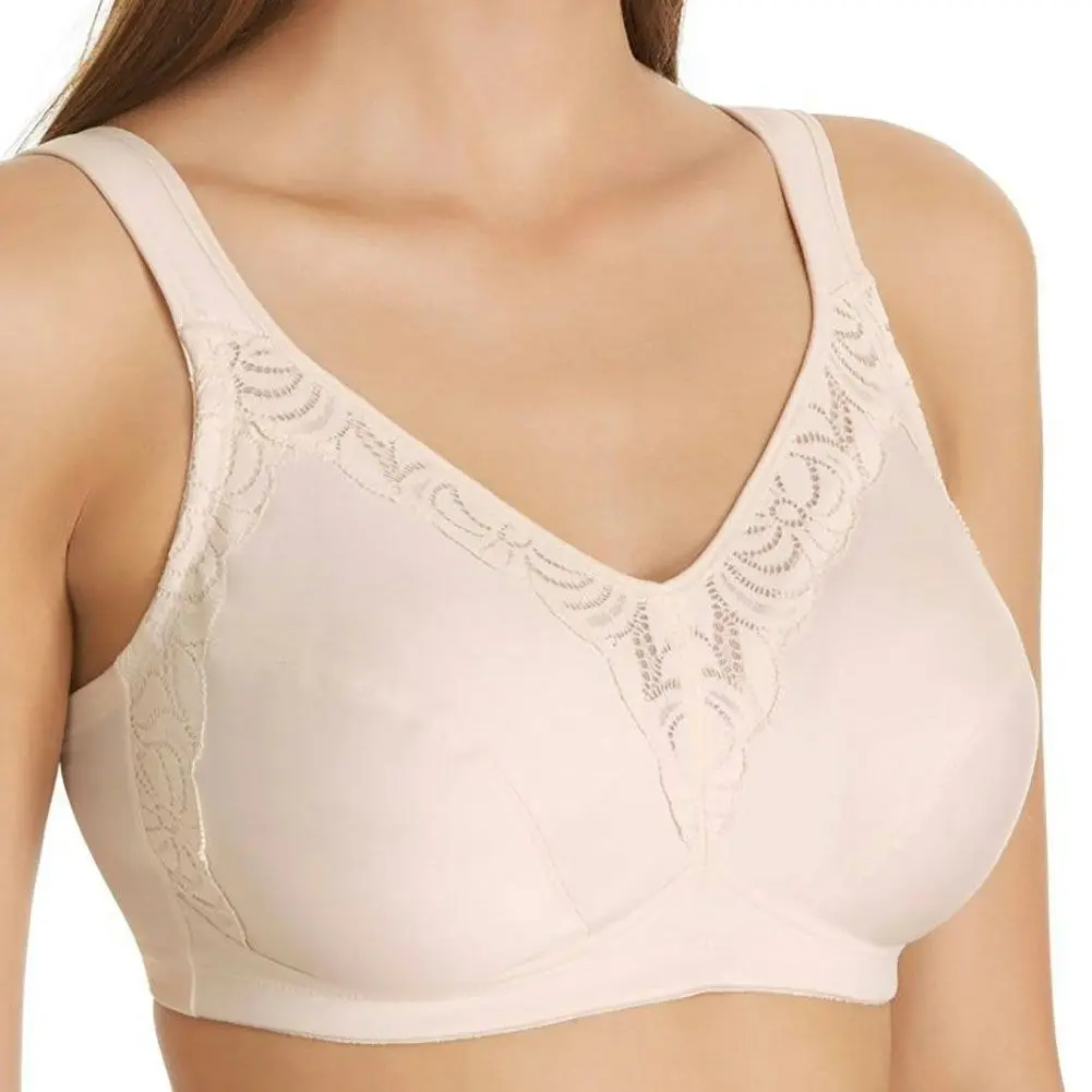 4 x Hestia Womens Custom Lace Wirefree Bra Powder Puff