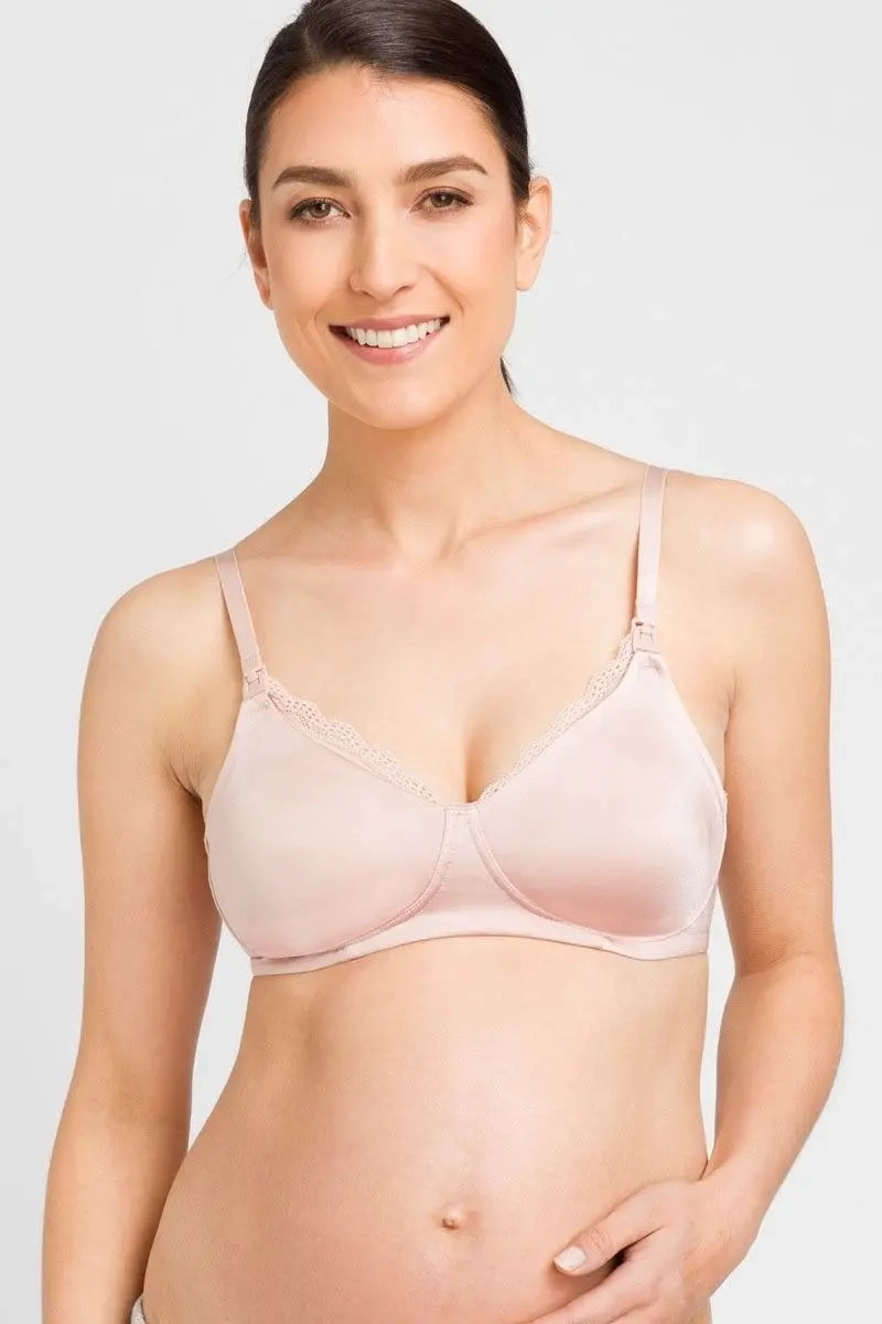 Berlei Womens Comfort Lace Maternity Bra Nude Yxq3