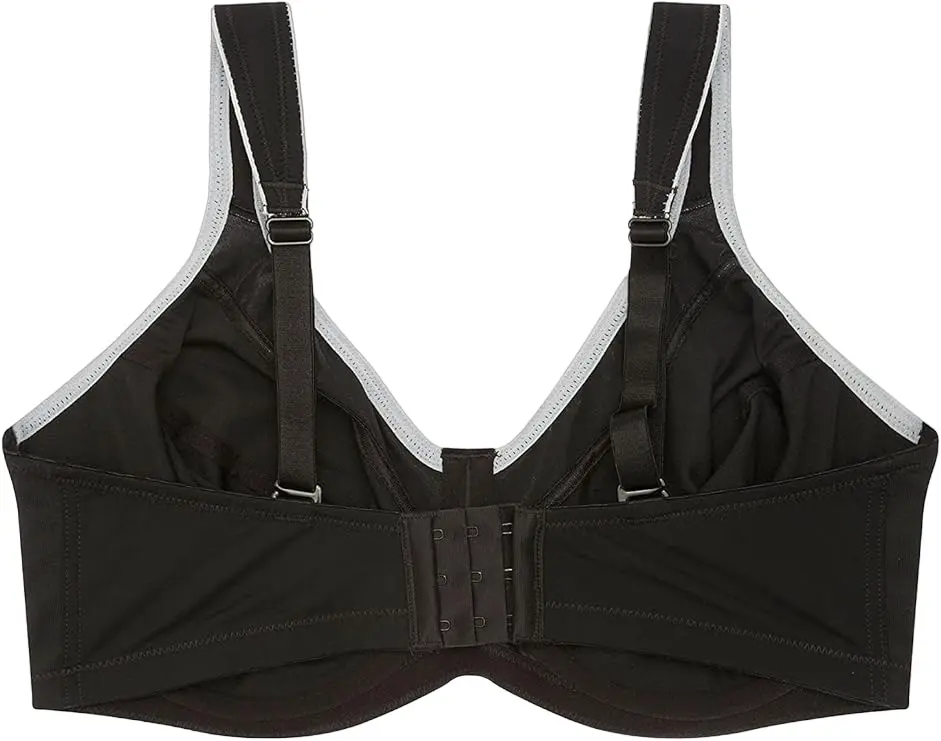 4 x Hestia Womens Everyday Active Underwire Sports Bra Black