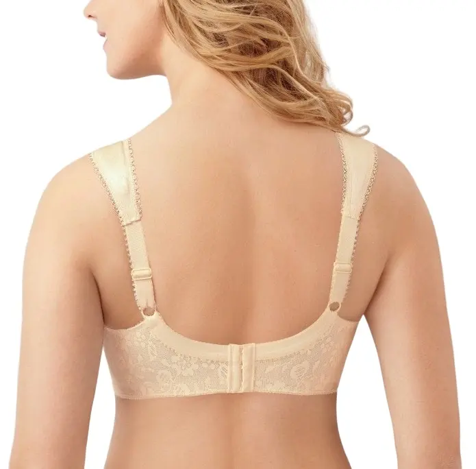 4 x Playtex Womens 18 Hour Comfort Strap Natural Beige Wirefree Bra