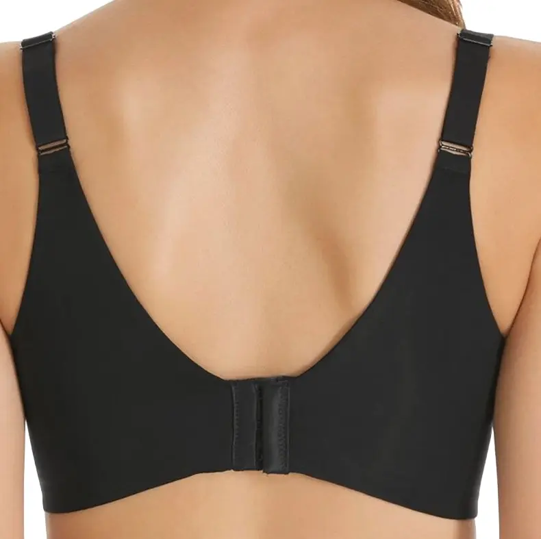 4 x Hestia Womens Smoothing Contour T-Shirt Black Bra