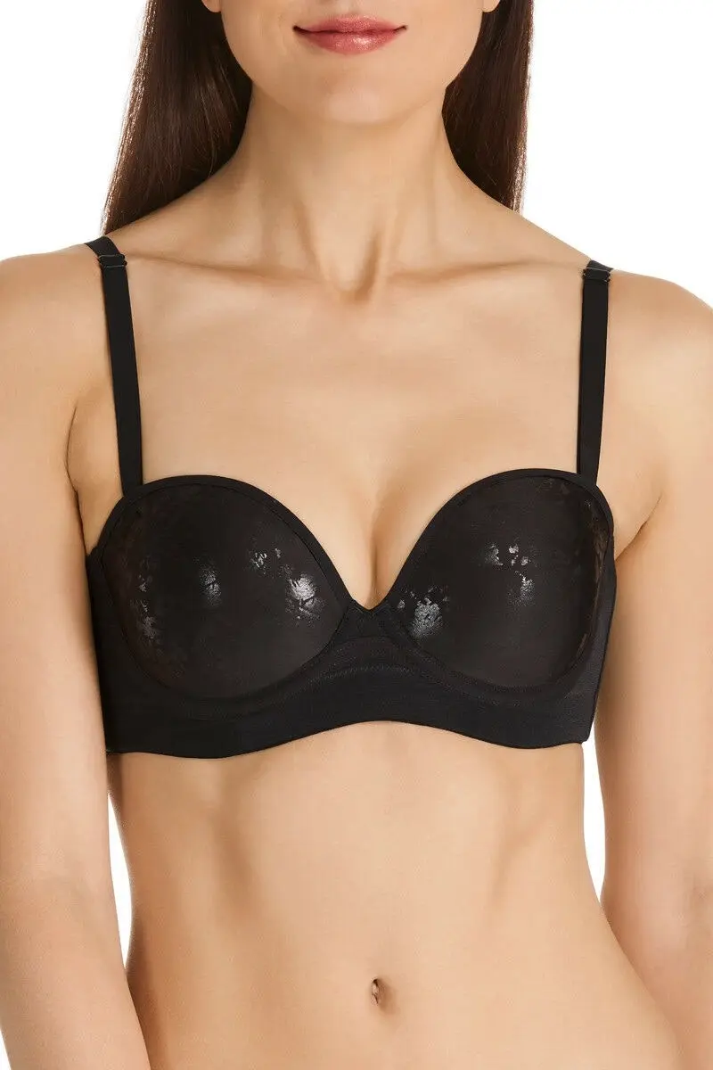 Berlei Luminous Longline Strapless Bra Black Nude