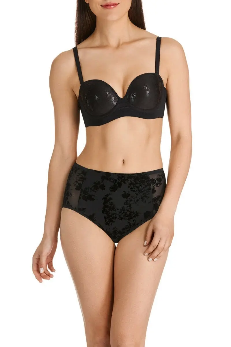 Berlei Luminous Longline Strapless Bra Black Nude