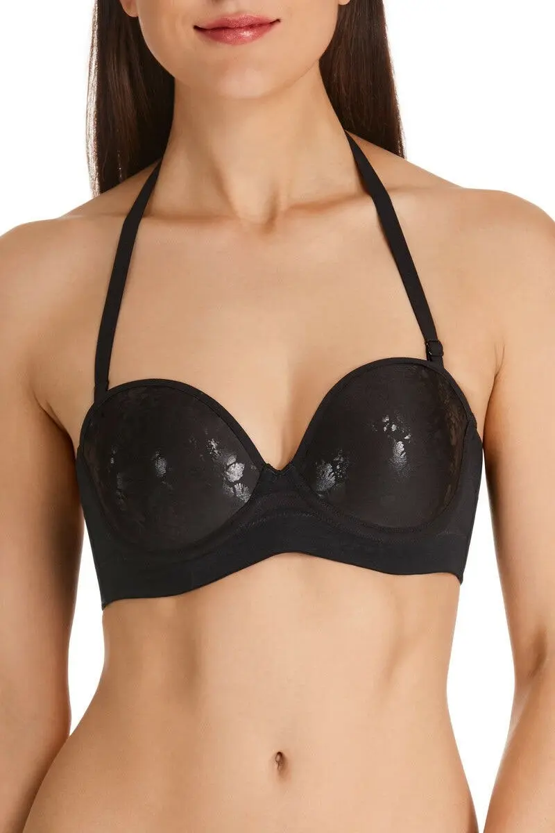 Berlei Luminous Longline Strapless Bra Black Nude