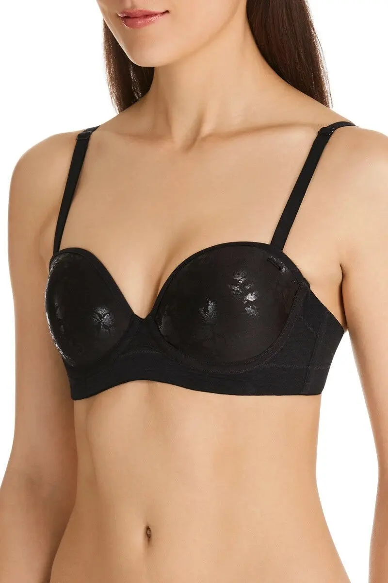 Berlei Luminous Longline Strapless Bra Black Nude