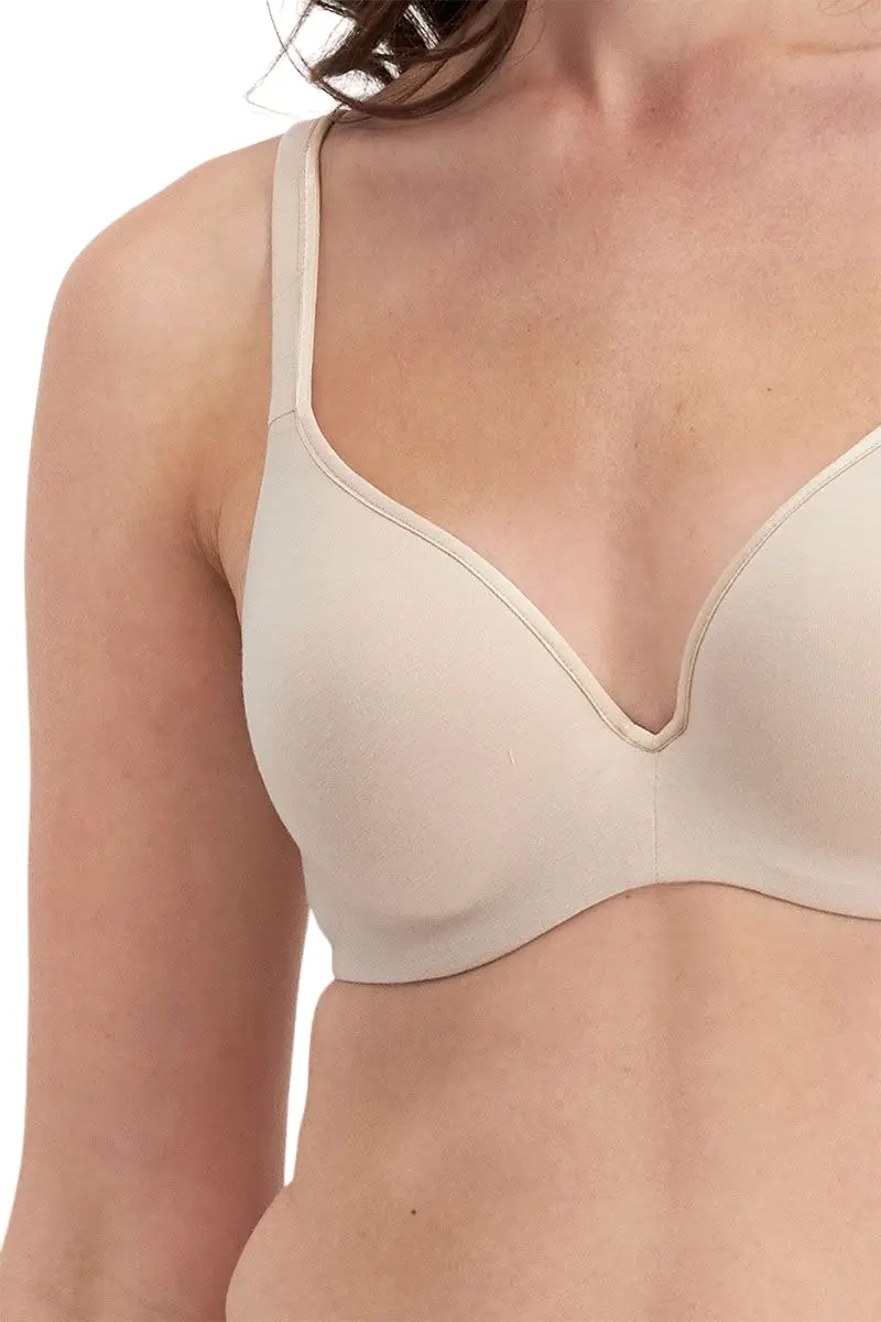 Berlei Barely There Cotton Contour Soft Powder (Nude) Bra