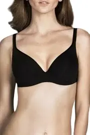 Berlei Barely There Cotton Contour Bra - Black White Soft Powder