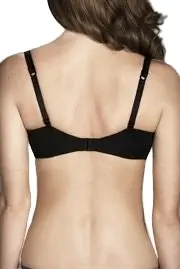 Berlei Barely There Cotton Contour Bra - Black White Soft Powder