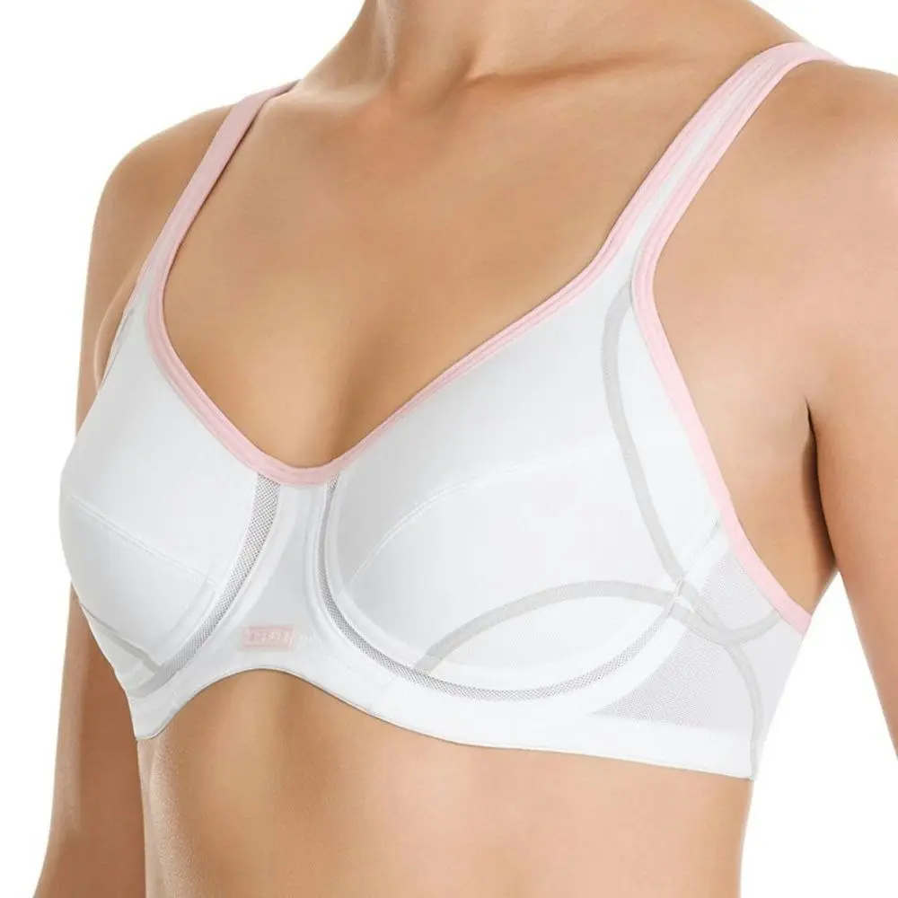 Berlei Electrify Bra Underwire Sports Womens Ladies Gym Size White