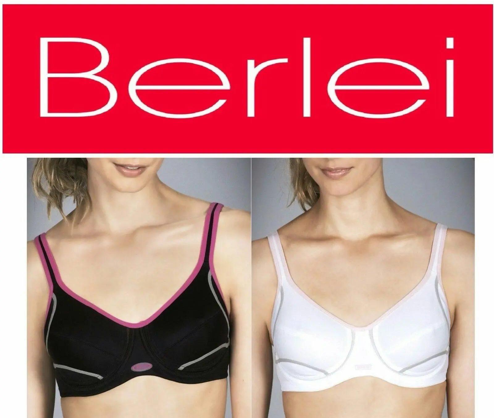 Berlei Electrify Bra Underwire Black White Sports Womens Ladies Gym Size Bras