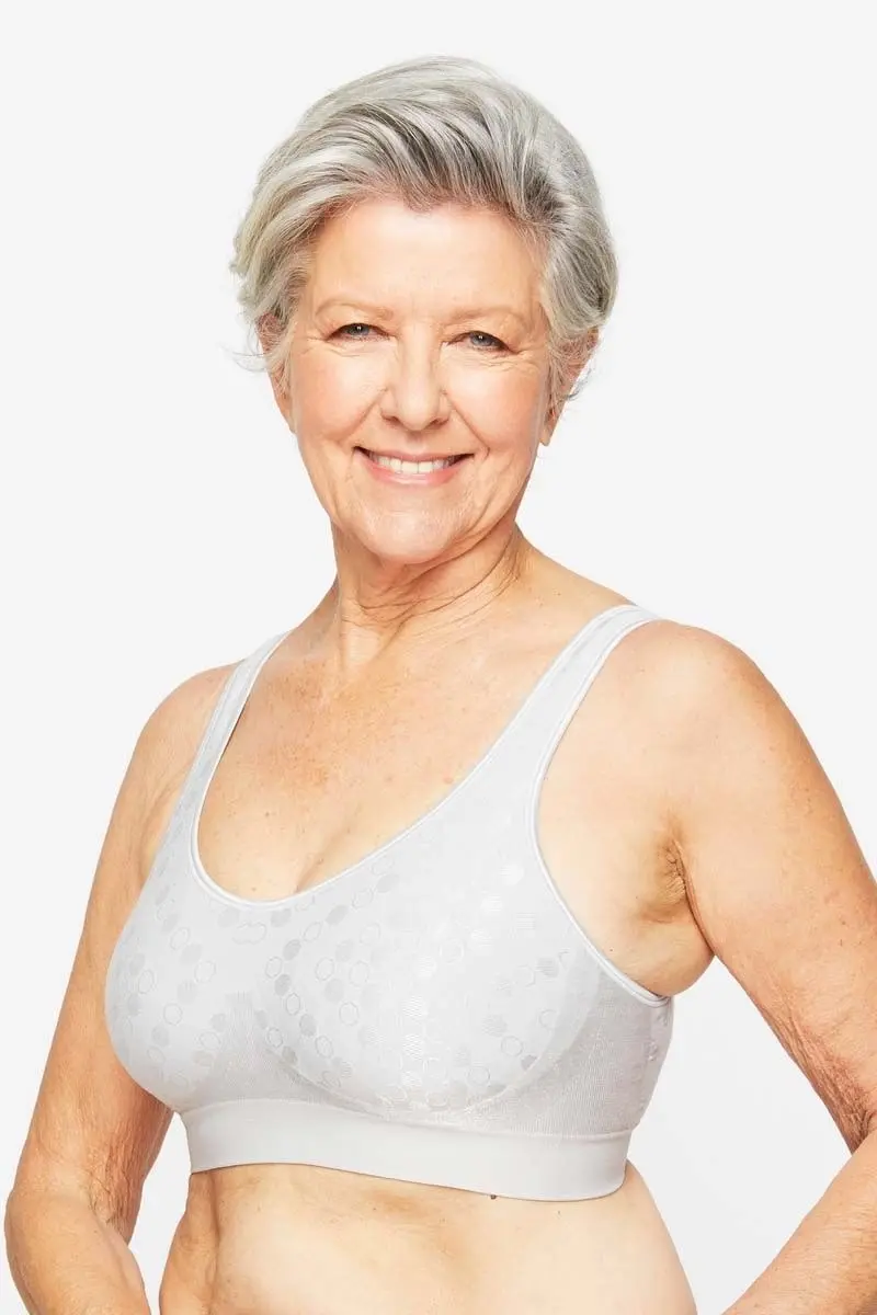 Playtex Comfort Revolution Contour Wirefree Bra - Crystal Grey