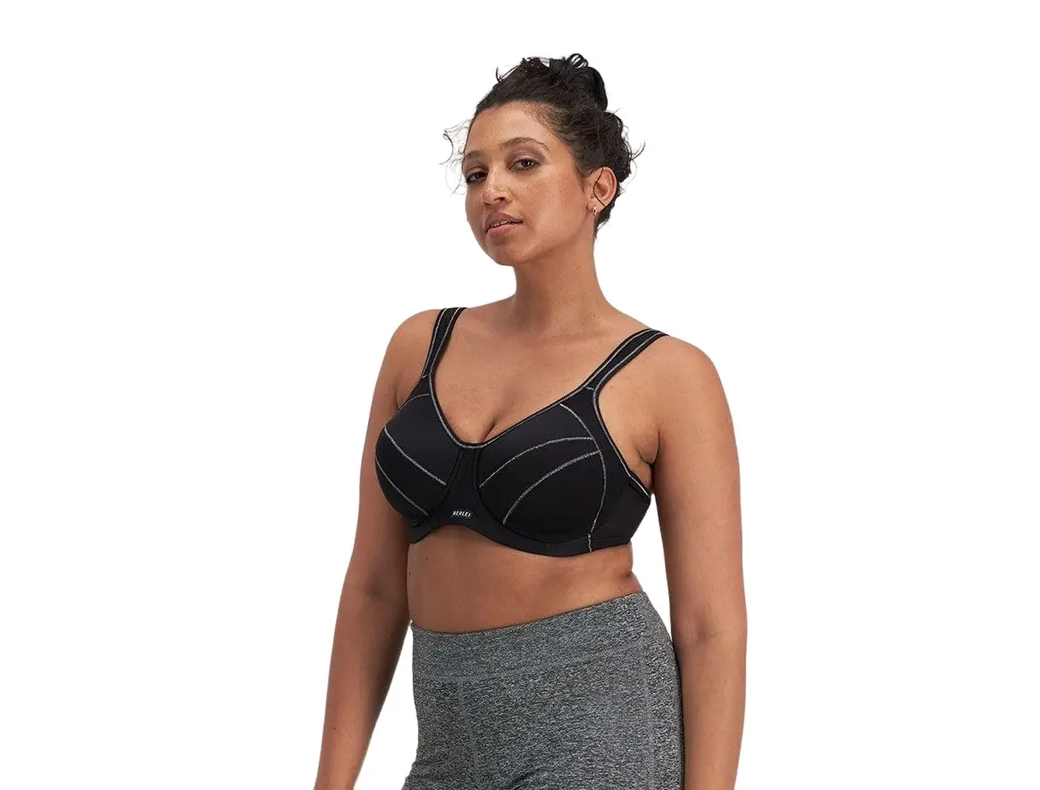 Berlei Curves Underwire Full Support Sports Bra Black